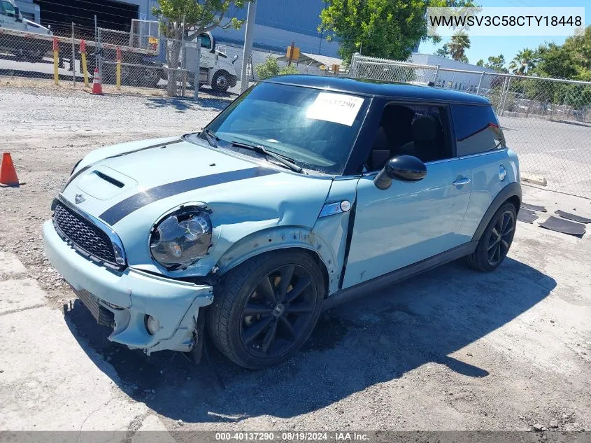 WMWSV3C58CTY18448 2012 Mini Cooper S