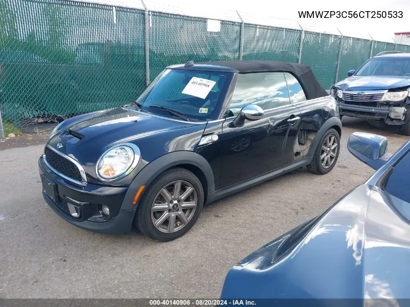 2012 Mini Cooper S VIN: WMWZP3C56CT250533 Lot: 40140908