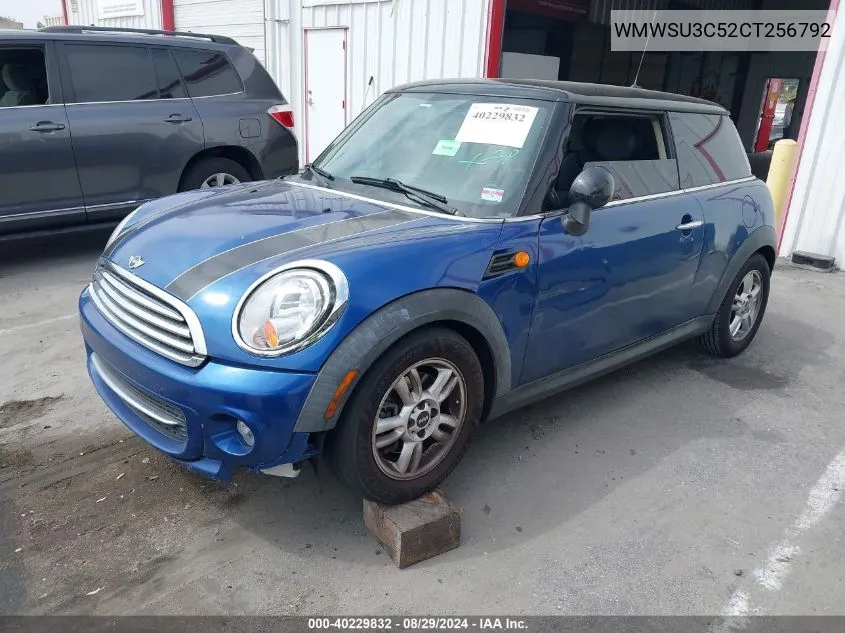 2012 Mini Cooper VIN: WMWSU3C52CT256792 Lot: 40229832