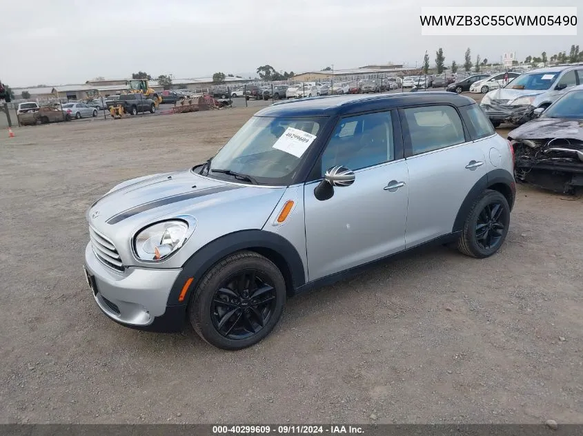 2012 Mini Cooper Countryman VIN: WMWZB3C55CWM05490 Lot: 40299609