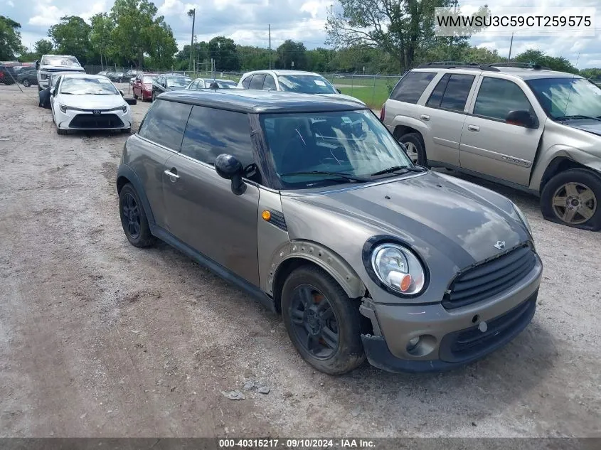 2012 Mini Cooper VIN: WMWSU3C59CT259575 Lot: 40315217