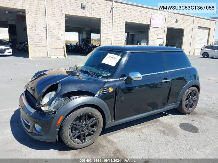 WMWSU3C53CT367058 2012 Mini Cooper