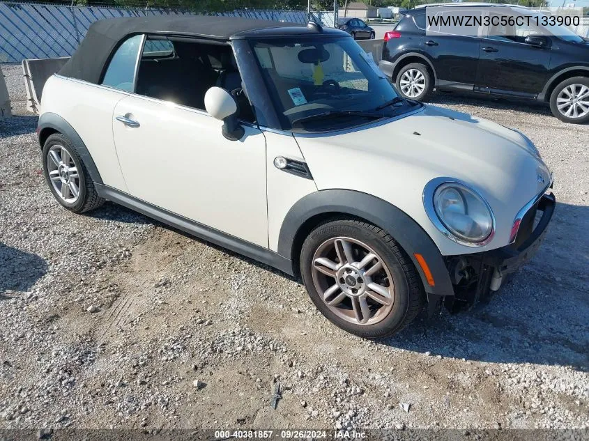 2012 Mini Cooper VIN: WMWZN3C56CT133900 Lot: 40381857