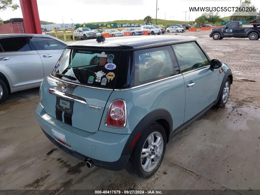 WMWSU3C55CT260206 2012 Mini Cooper