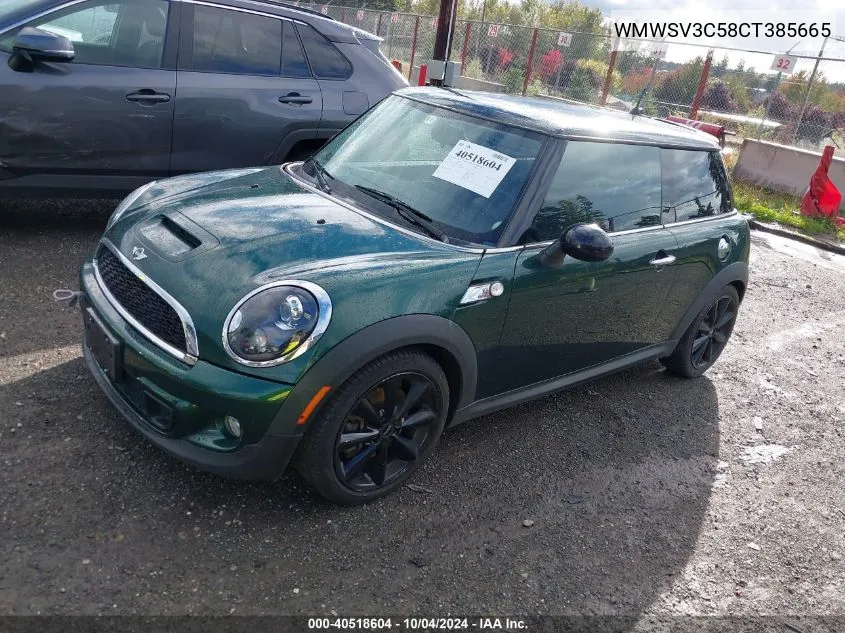 2012 Mini Cooper S VIN: WMWSV3C58CT385665 Lot: 40518604