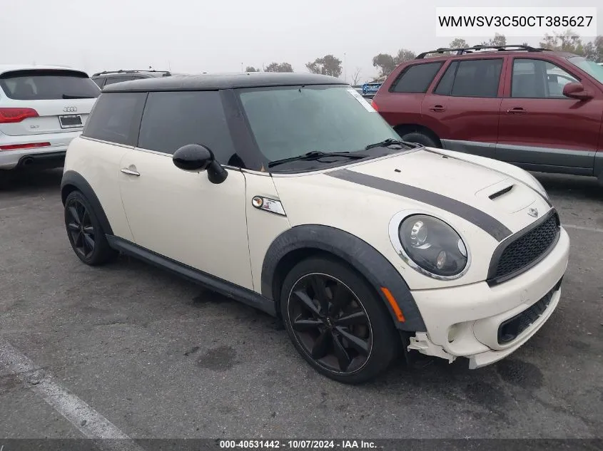 2012 Mini Cooper S S VIN: WMWSV3C50CT385627 Lot: 40531442