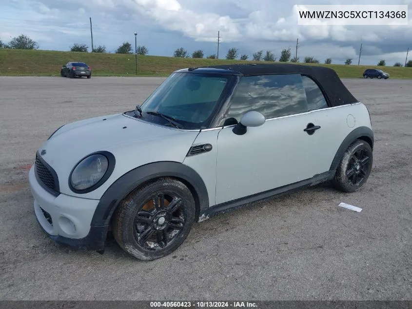 2012 Mini Cooper VIN: WMWZN3C5XCT134368 Lot: 40560423