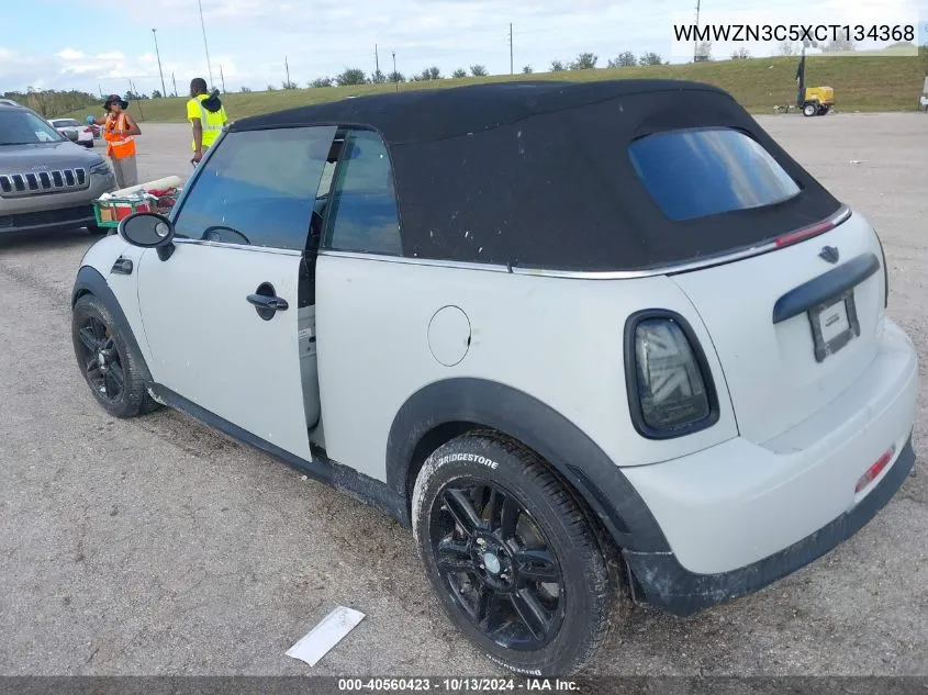 2012 Mini Cooper VIN: WMWZN3C5XCT134368 Lot: 40560423