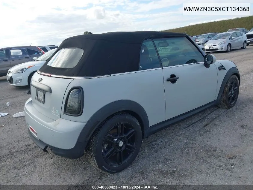 2012 Mini Cooper VIN: WMWZN3C5XCT134368 Lot: 40560423