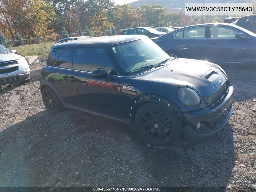 2012 Mini Cooper S VIN: WMWSV3C58CTY25643 Lot: 40567764