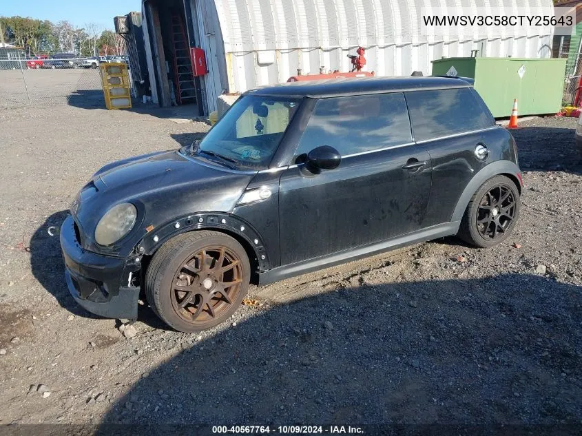 2012 Mini Cooper S VIN: WMWSV3C58CTY25643 Lot: 40567764