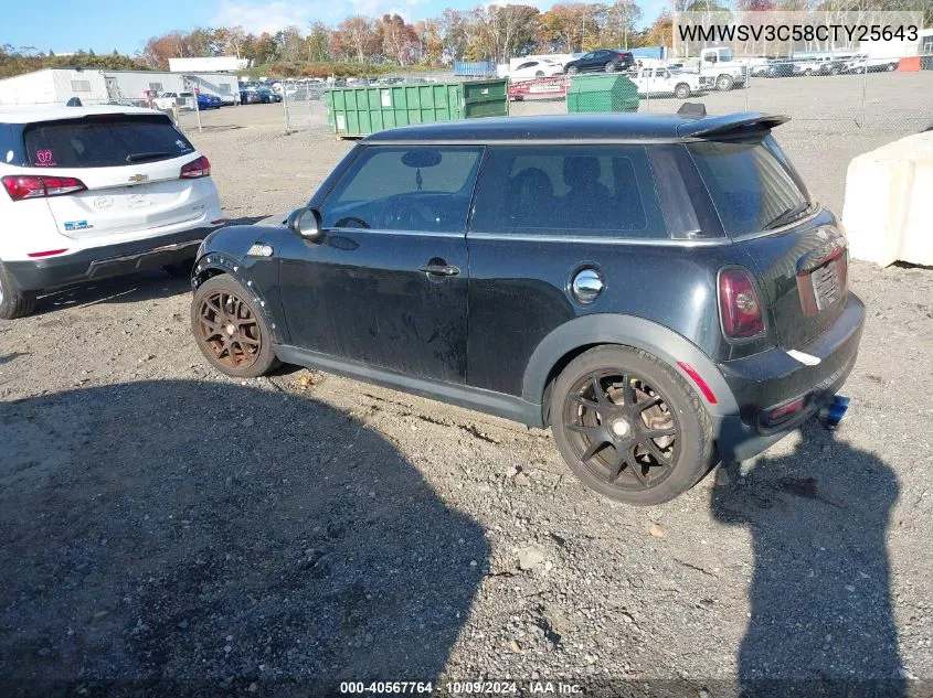 2012 Mini Cooper S VIN: WMWSV3C58CTY25643 Lot: 40567764