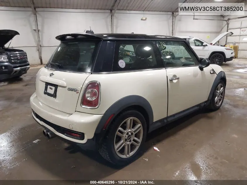 2012 Mini Cooper S VIN: WMWSV3C58CT385200 Lot: 40645295