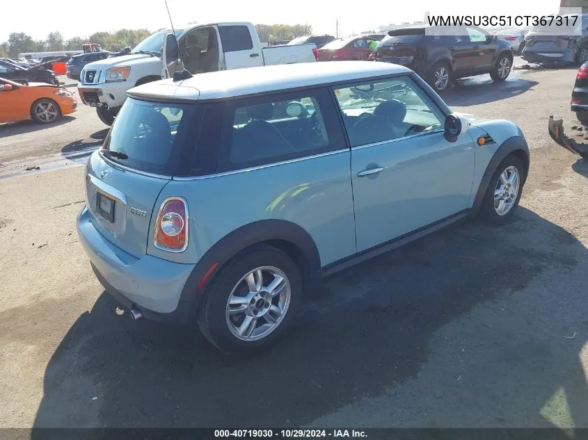 WMWSU3C51CT367317 2012 Mini Cooper