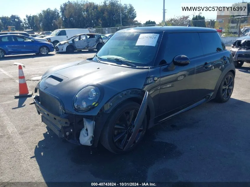 2012 Mini Cooper S VIN: WMWSV3C57CTY16397 Lot: 40743824