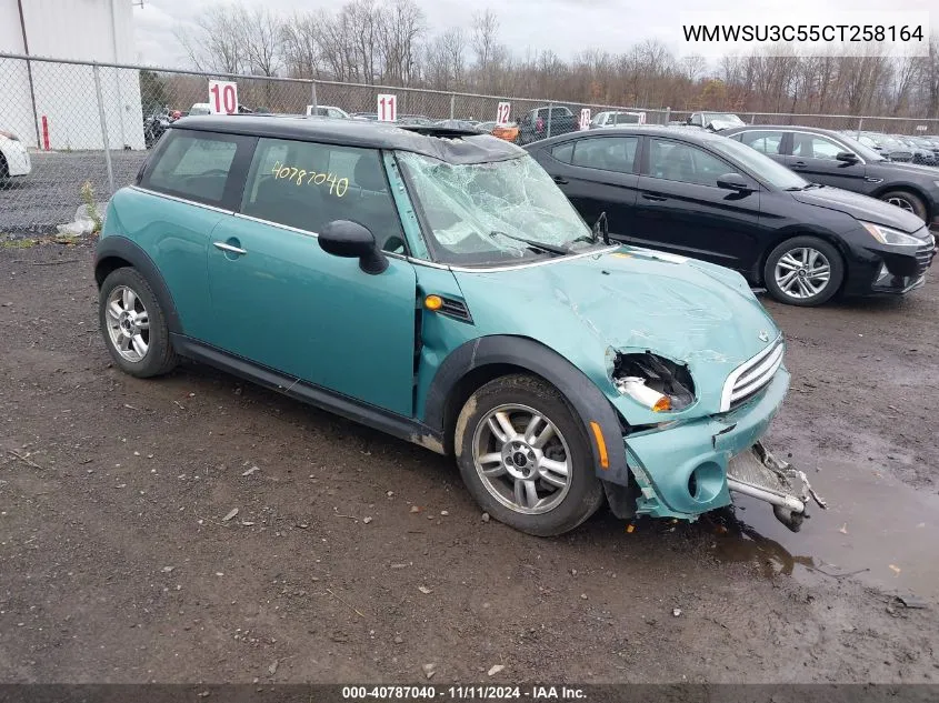 2012 Mini Cooper VIN: WMWSU3C55CT258164 Lot: 40787040