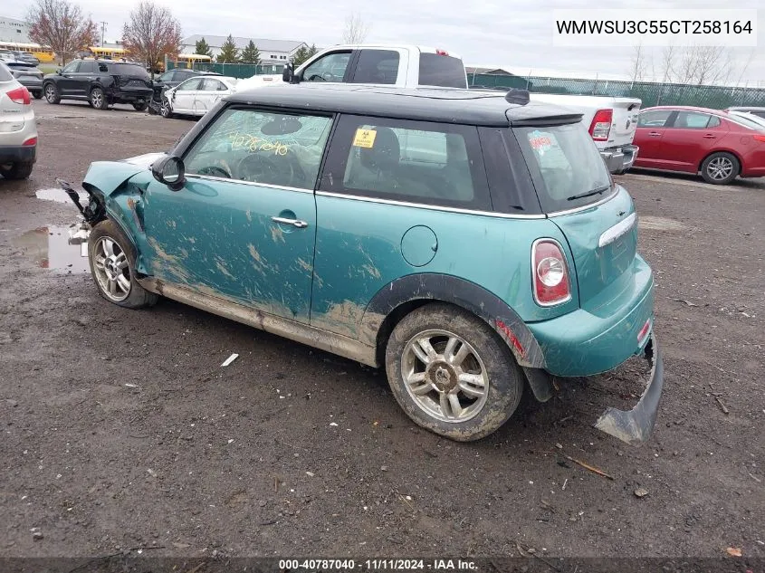 2012 Mini Cooper VIN: WMWSU3C55CT258164 Lot: 40787040