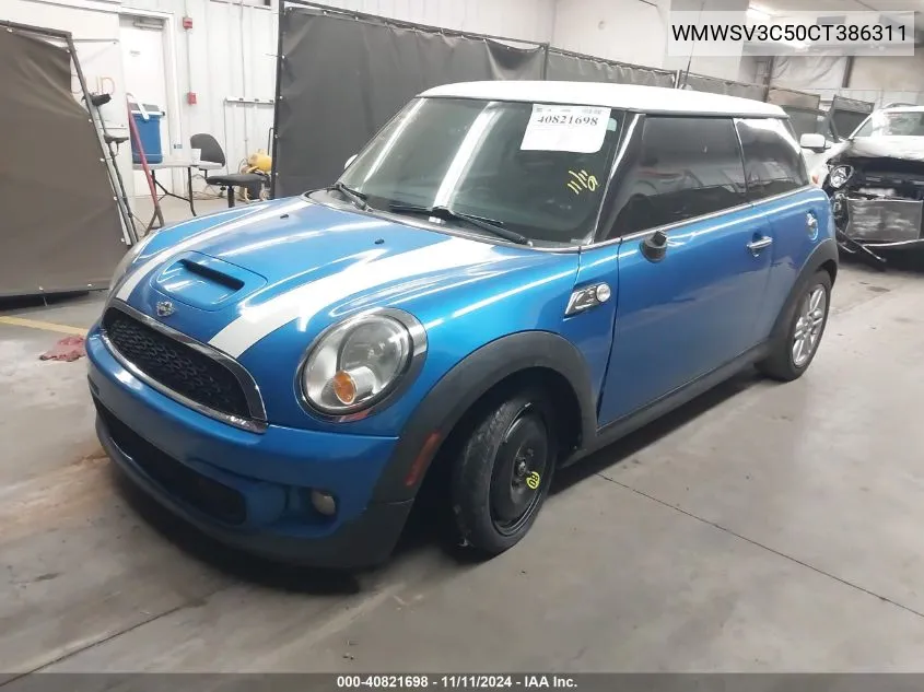 2012 Mini Cooper S VIN: WMWSV3C50CT386311 Lot: 40821698