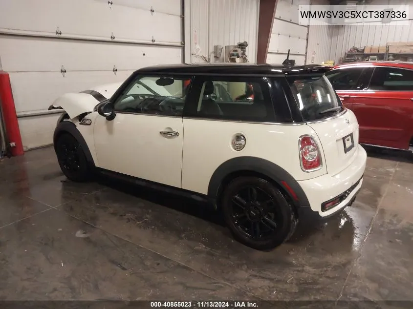 2012 Mini Cooper S VIN: WMWSV3C5XCT387336 Lot: 40855023