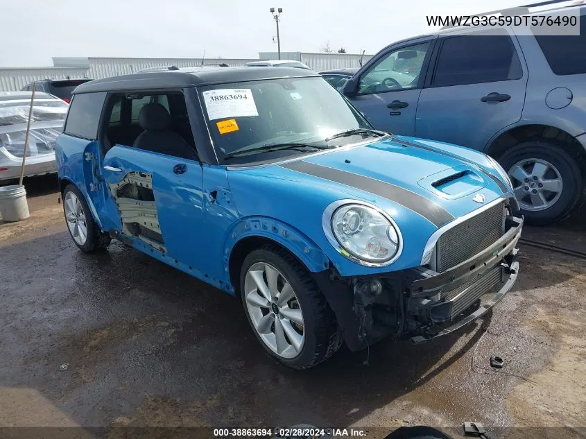 2013 Mini Cooper S Clubman VIN: WMWZG3C59DT576490 Lot: 38863694