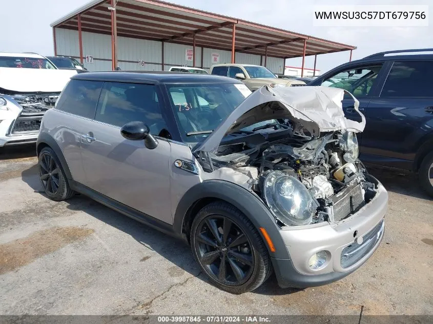 2013 Mini Hardtop Cooper VIN: WMWSU3C57DT679756 Lot: 39987845