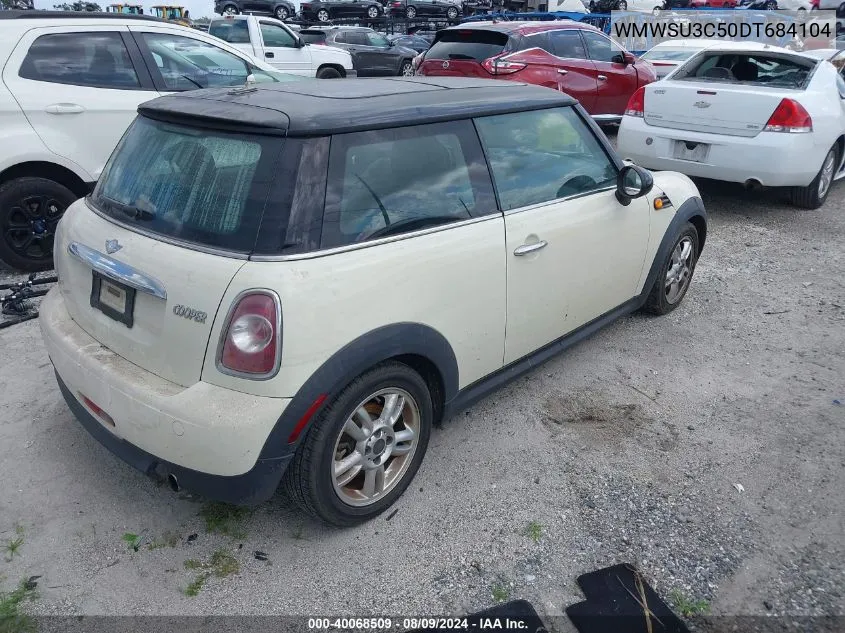 WMWSU3C50DT684104 2013 Mini Hardtop Cooper