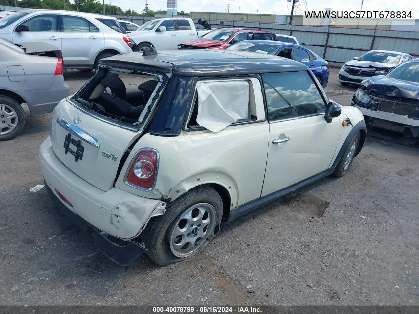 WMWSU3C57DT678834 2013 Mini Hardtop Cooper