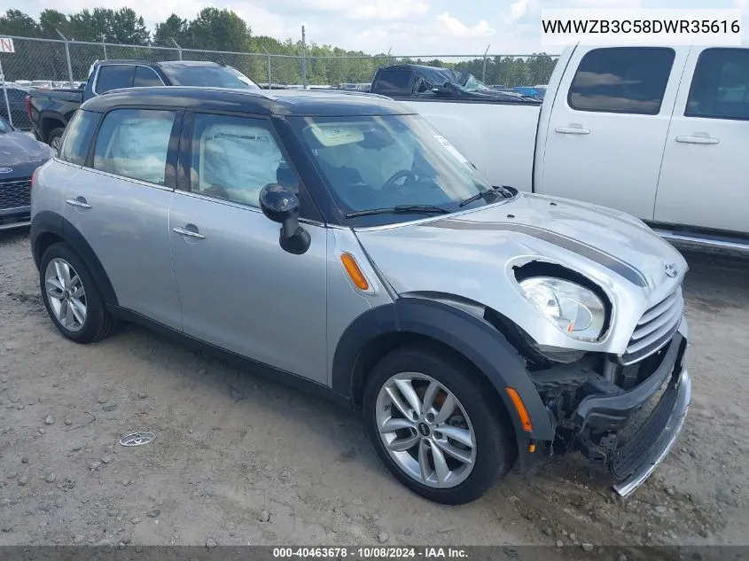 2013 Mini Cooper Countryman VIN: WMWZB3C58DWR35616 Lot: 40463678