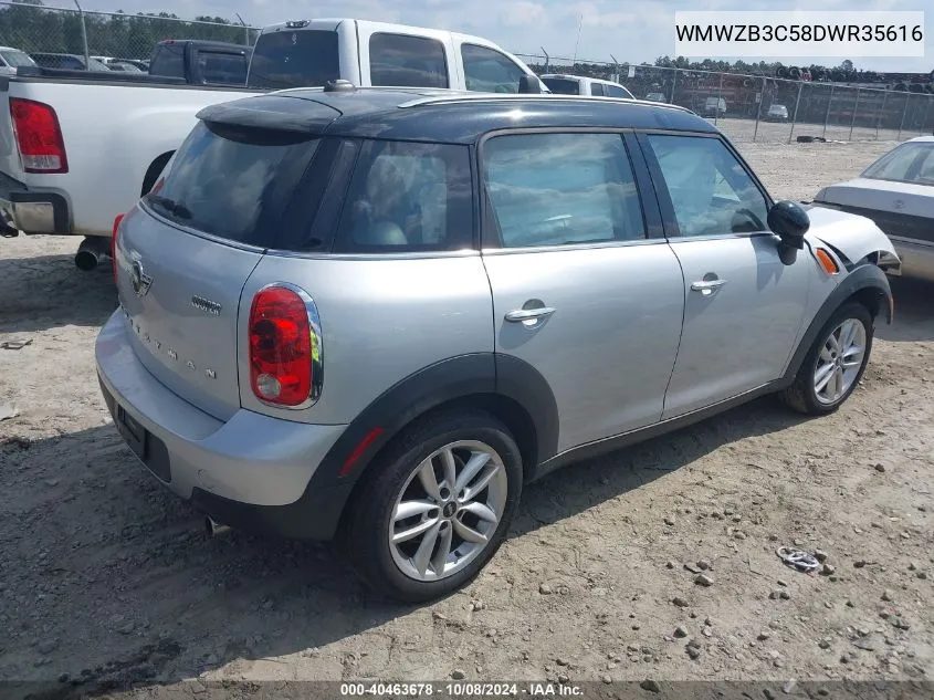 2013 Mini Cooper Countryman VIN: WMWZB3C58DWR35616 Lot: 40463678