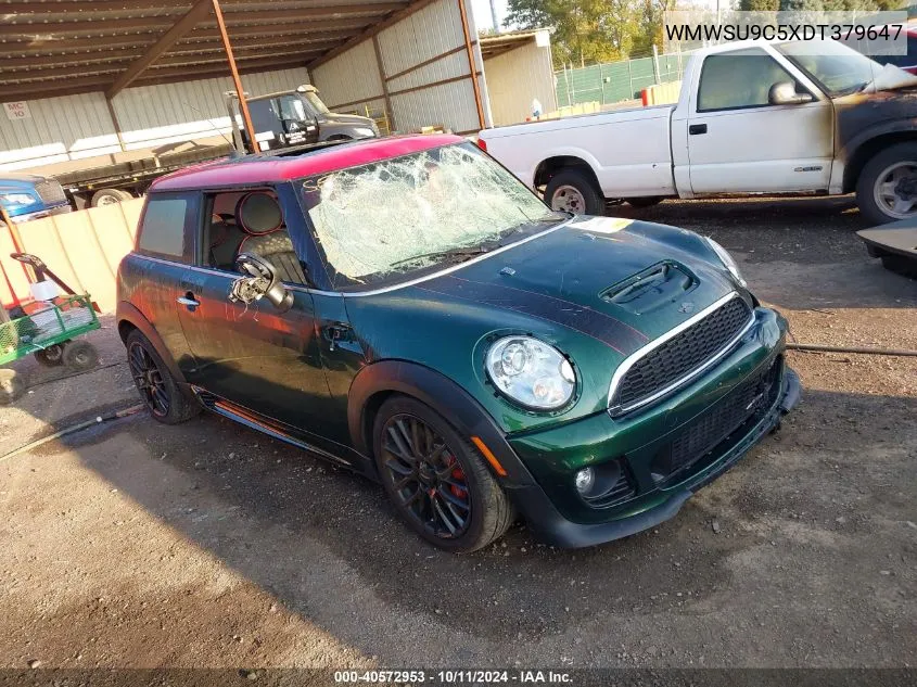 2013 Mini Hardtop John Cooper Works VIN: WMWSU9C5XDT379647 Lot: 40572953