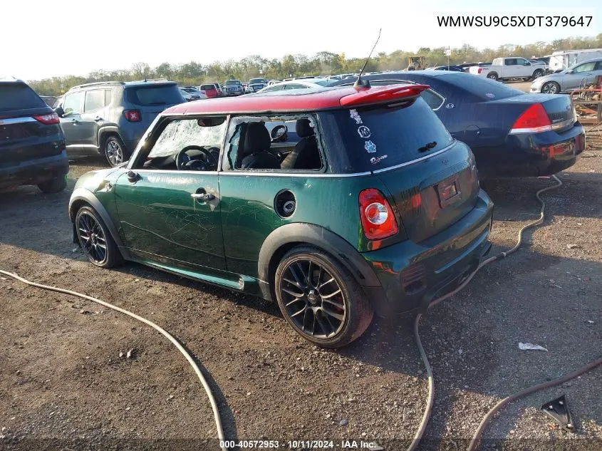 2013 Mini Hardtop John Cooper Works VIN: WMWSU9C5XDT379647 Lot: 40572953