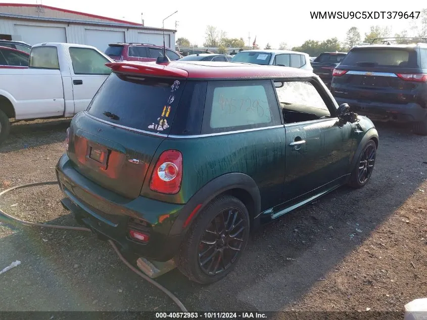 2013 Mini Hardtop John Cooper Works VIN: WMWSU9C5XDT379647 Lot: 40572953