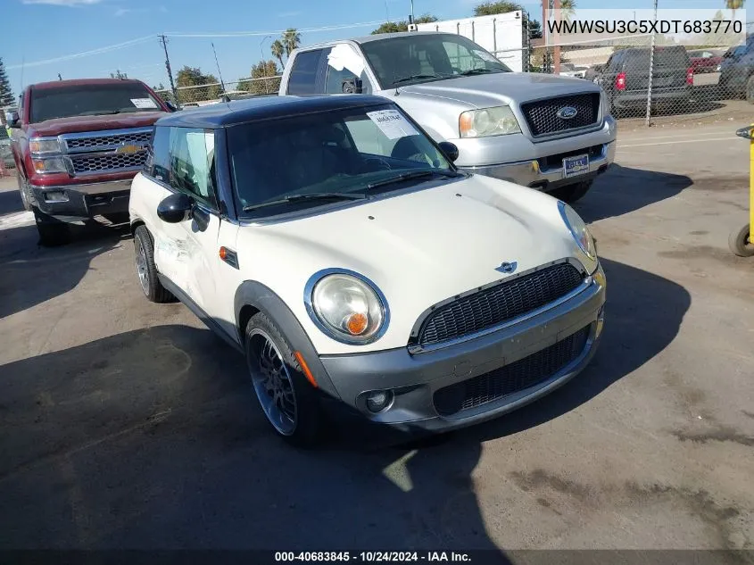 2013 Mini Hardtop Cooper VIN: WMWSU3C5XDT683770 Lot: 40683845