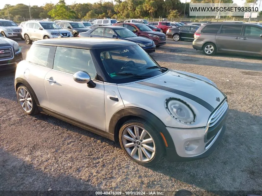 2014 Mini Hardtop Cooper VIN: WMWXM5C54ET933510 Lot: 40476309