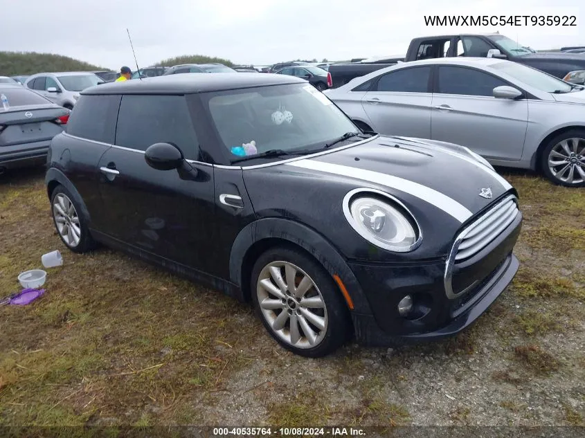 2014 Mini Hardtop Cooper VIN: WMWXM5C54ET935922 Lot: 40535764