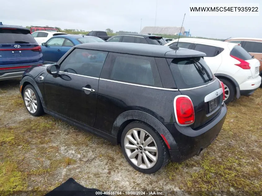 2014 Mini Hardtop Cooper VIN: WMWXM5C54ET935922 Lot: 40535764