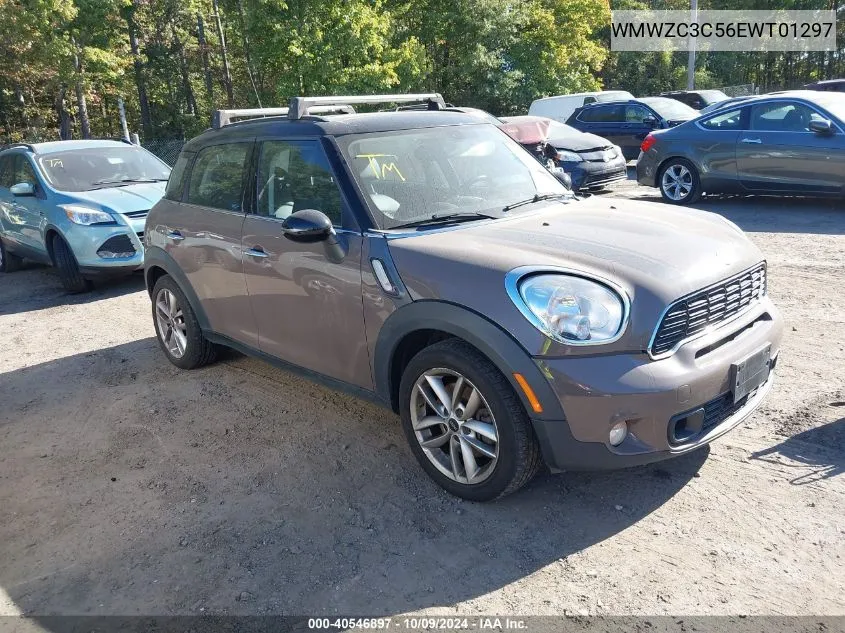 2014 Mini Cooper S Countryman VIN: WMWZC3C56EWT01297 Lot: 40546897