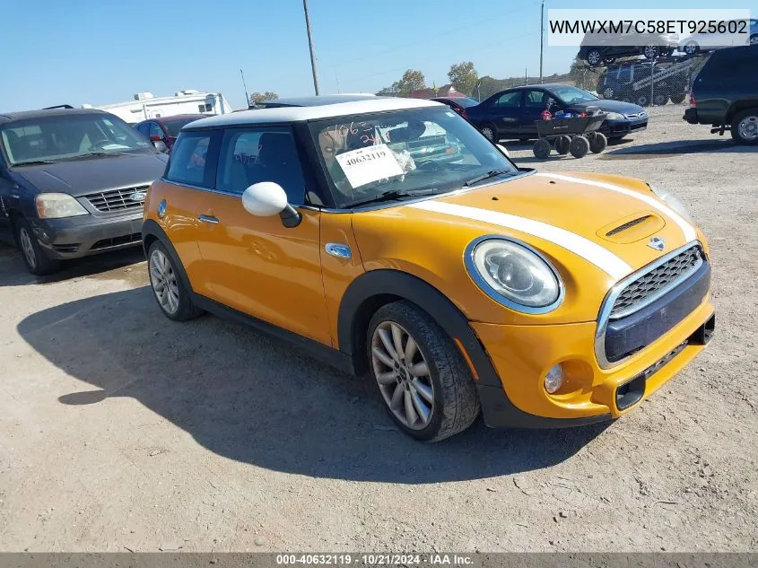 WMWXM7C58ET925602 2014 Mini Cooper S