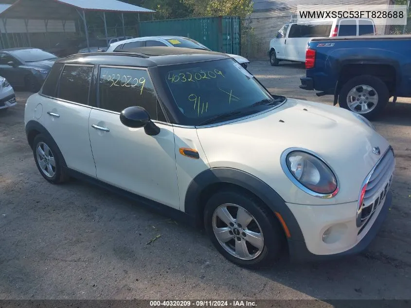 2015 Mini Cooper VIN: WMWXS5C53FT828688 Lot: 40320209