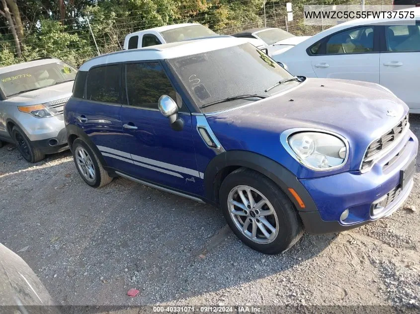 2015 Mini Cooper S Countryman VIN: WMWZC5C55FWT37575 Lot: 40331071