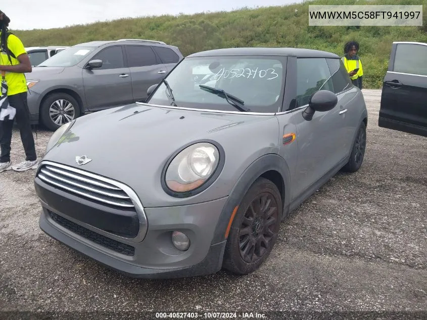 2015 Mini Cooper VIN: WMWXM5C58FT941997 Lot: 40527403