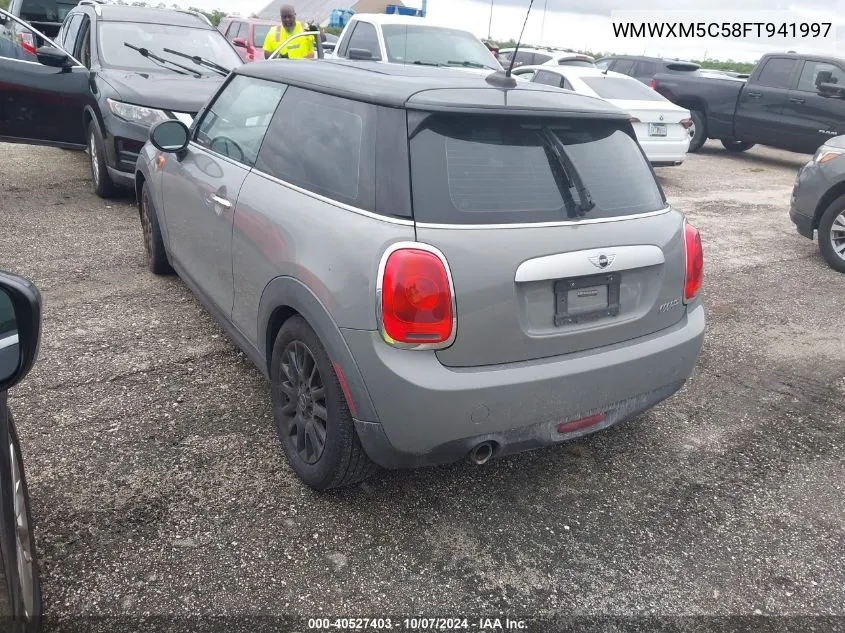 2015 Mini Cooper VIN: WMWXM5C58FT941997 Lot: 40527403