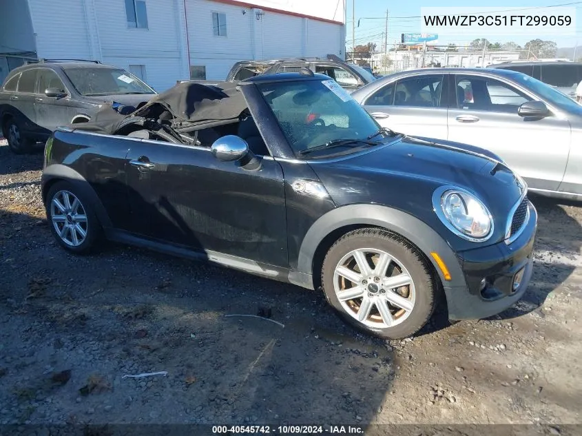 2015 Mini Convertible Cooper S VIN: WMWZP3C51FT299059 Lot: 40545742