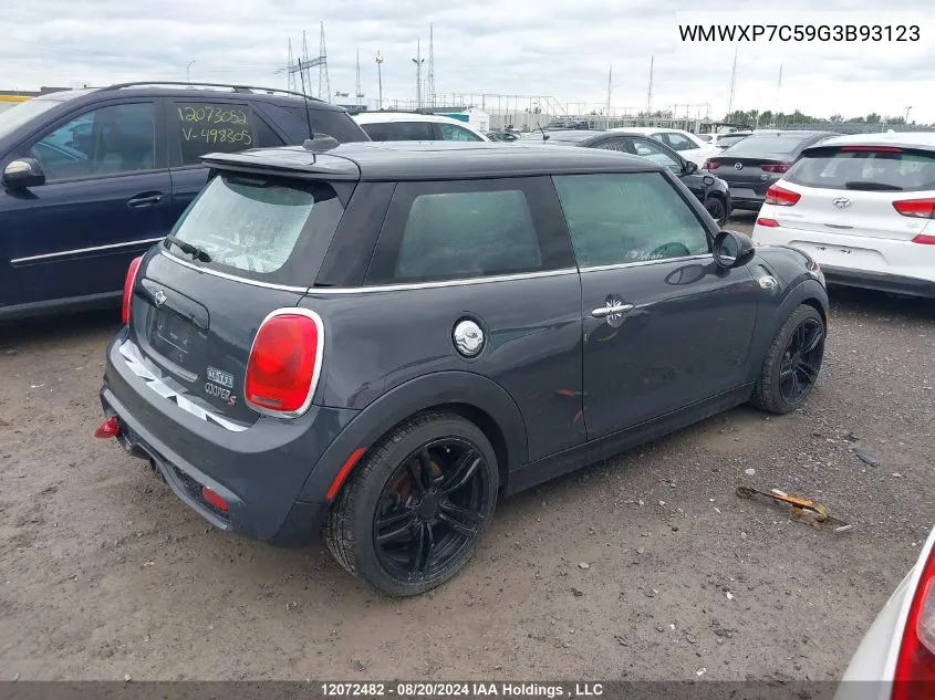 2016 Mini Cooper S VIN: WMWXP7C59G3B93123 Lot: 12072482