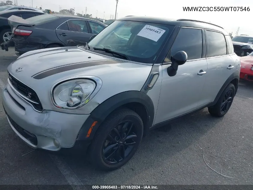 WMWZC3C55GWT07546 2016 Mini Countryman Cooper S