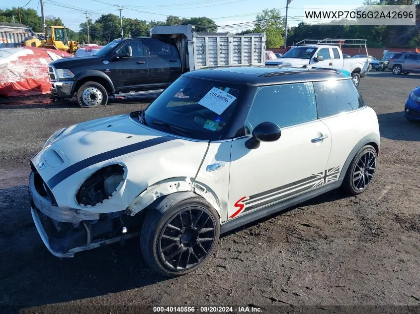 2016 Mini Cooper S VIN: WMWXP7C56G2A42696 Lot: 40140556