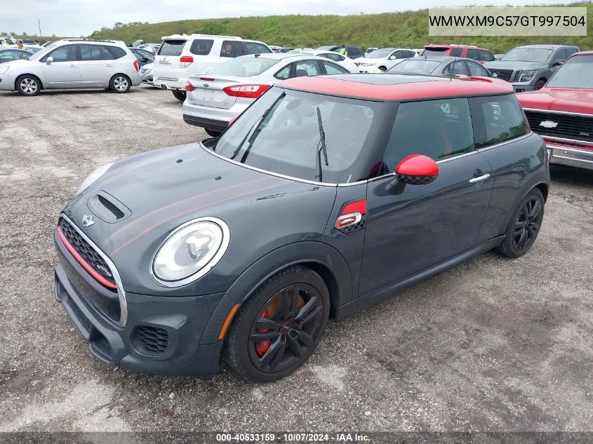 2016 Mini Cooper John Cooper Works VIN: WMWXM9C57GT997504 Lot: 40533159