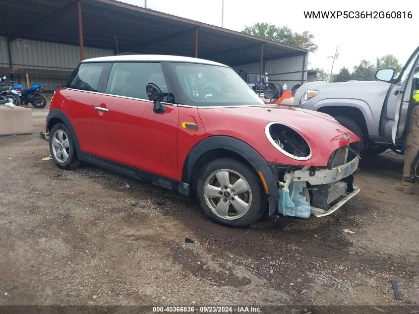 2017 Mini Cooper Cooper VIN: WMWXP5C36H2G60816 Lot: 40366836