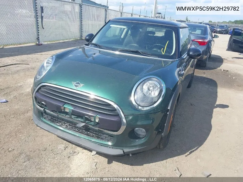 2019 Mini Cooper VIN: WMWXP5C59K2H29782 Lot: 12065875