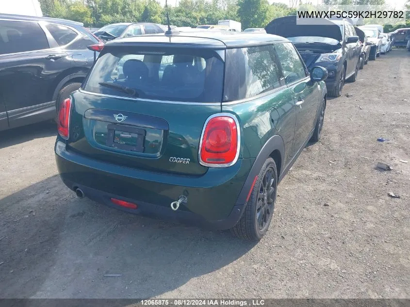 2019 Mini Cooper VIN: WMWXP5C59K2H29782 Lot: 12065875